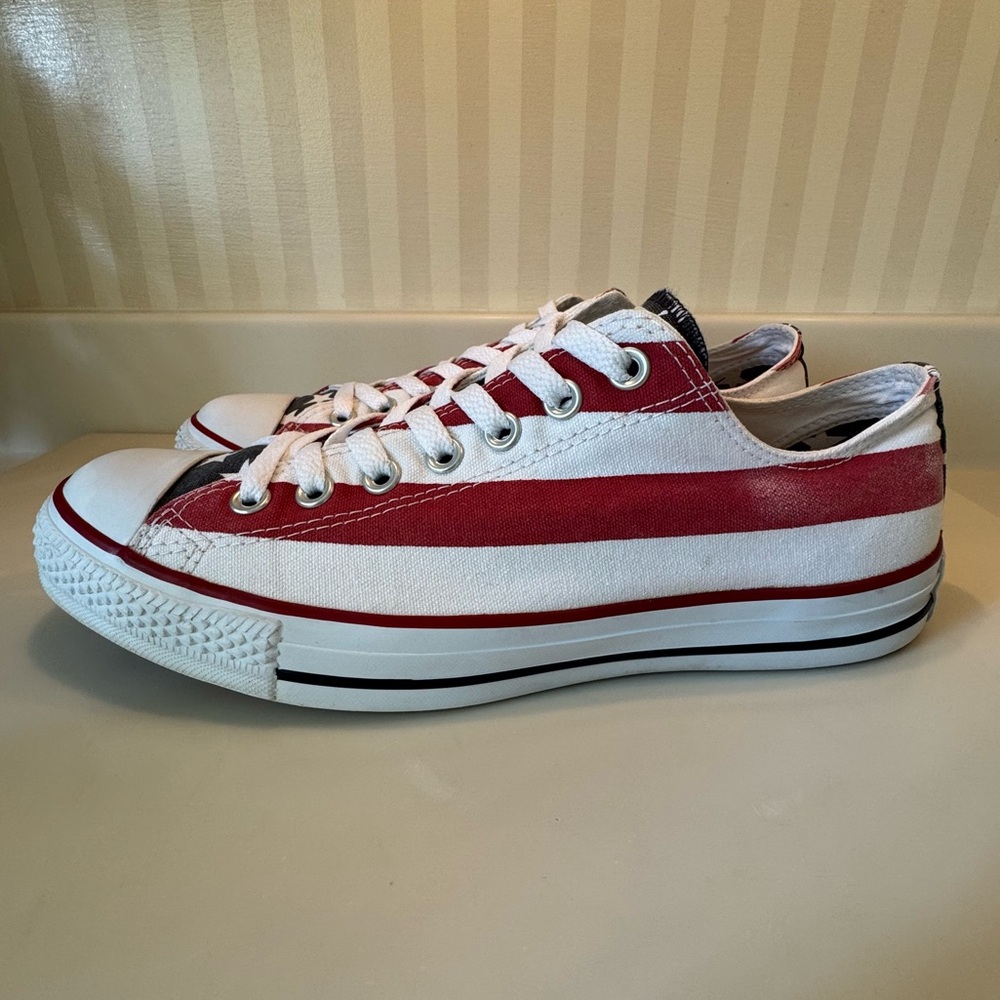Converse Chuck Taylor All Star US Flag Low Top Sneakers Unisex M 9.5 W 11.5 - Picture 6 of 16